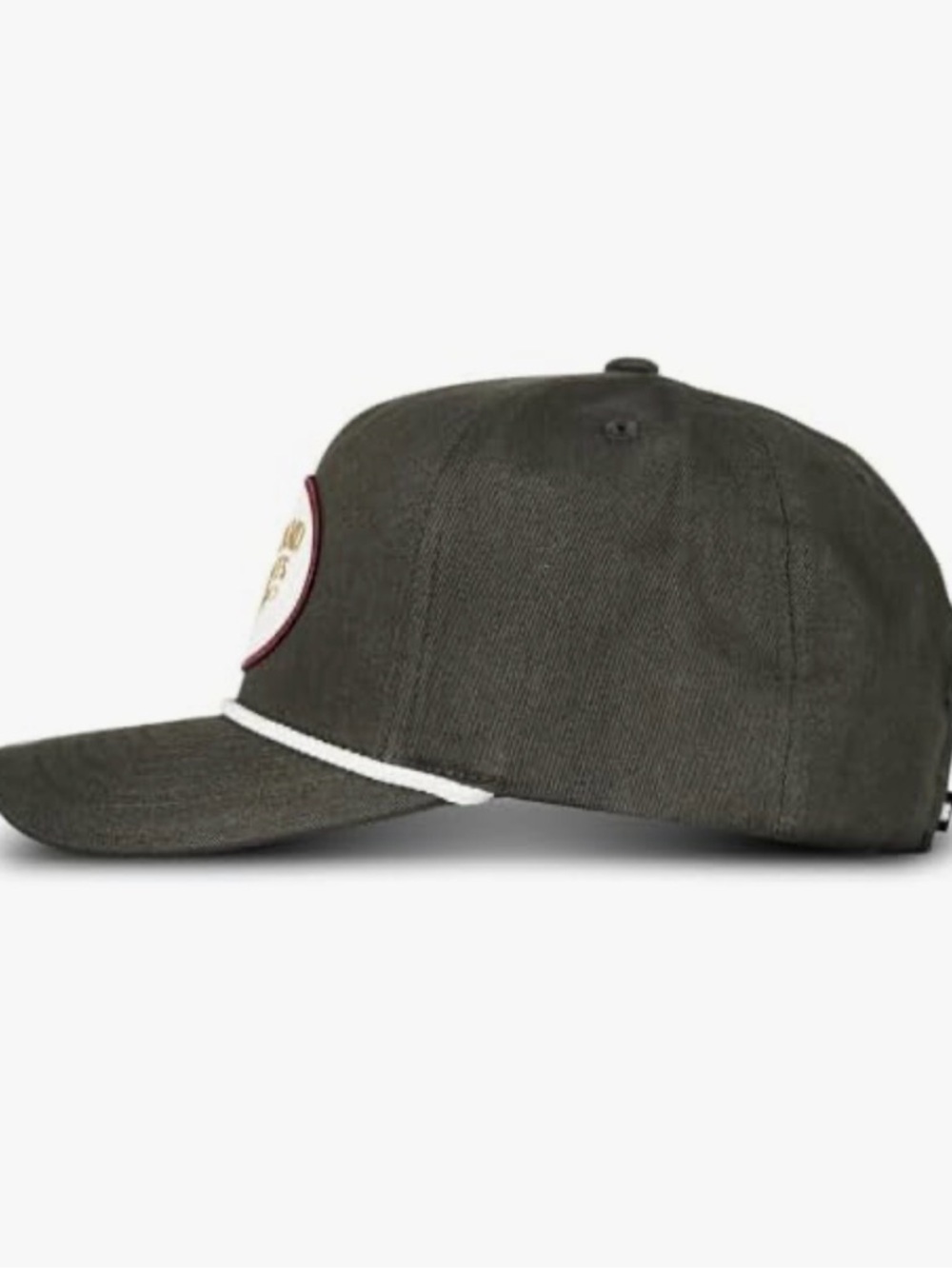NWT Lucky Brand "Lucky Dungarees" Trucker Style Dad Hat Olive Green Adjustable - Picture 2 of 6